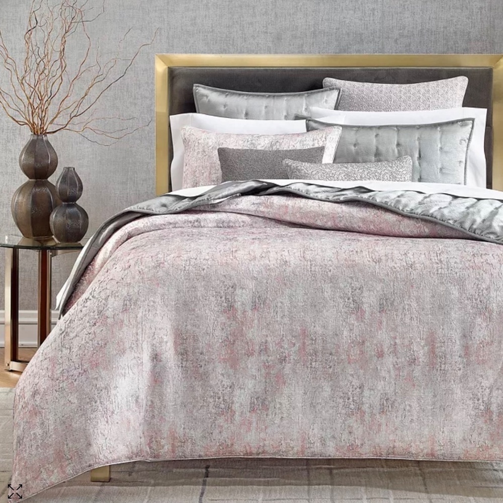 Hudson Park Collection Greystone Duvet Cover, King - Exclusive NIP - Picture 7 of 8